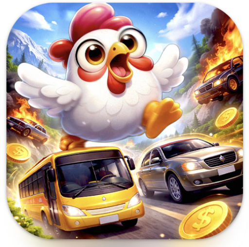 Big Luck of Chick - Run&Road Game Icon